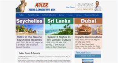 Desktop Screenshot of adler-tours.com